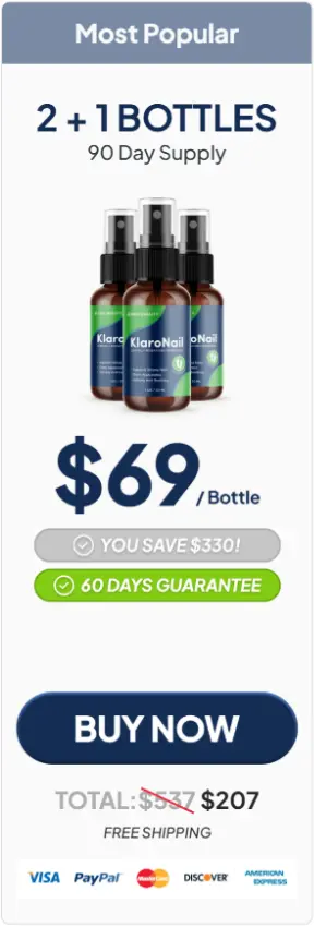 klaroNail 3 Bottle Price
