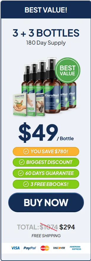 klaroNail 6 Bottle Price