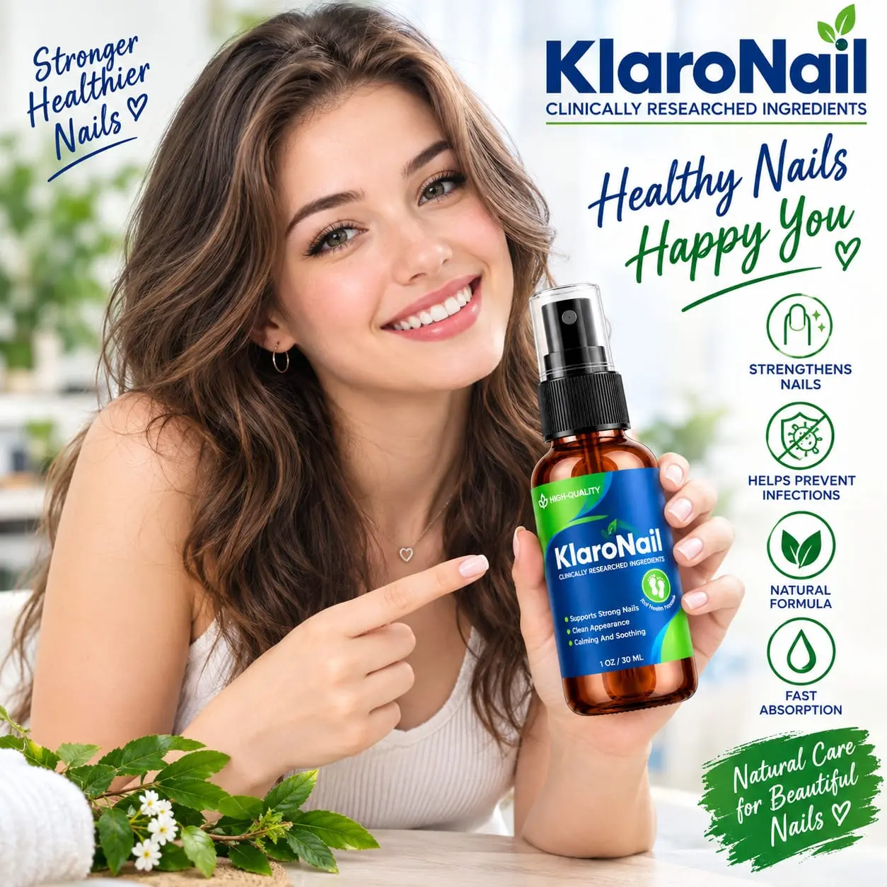KlaroNail™ Nail Care Spray